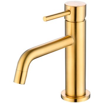 Смеситель для раковины Caprigo Don 53-022-BRG Золото матовое — фото 1, Смесители для раковины