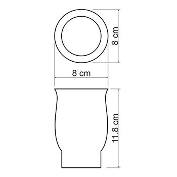 C184 Стакан — фото 3, Аксессуары для раковины