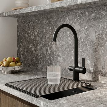 Смеситель для кухни Iddis Pure PURBLFJi05 Черный матовый — фото 6, Смесители для кухни