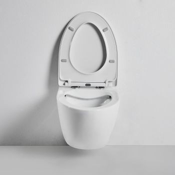 Унитаз Bond F05-10 подвесной Белый с сиденьем Микролифт — фото 9, Подвесные унитазы