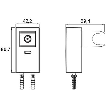 Держатель ручного душа Iddis Slide SLICL00i53 Хром — фото 2, Держатели для душа