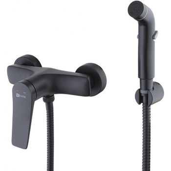 Гигиенический душ со смесителем Lemark Bronx LM3718BL Черный — фото 1, Гигиенические души