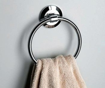 Аксесс Rhein K-6260O Держатель полотенец кольцо (блистер), хром, WasserKRAFT — фото 2, Комплектующие для туалета