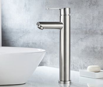 Смеситель для раковины Accoona H103 A91103 Нержавеющая сталь — фото 7, Смесители для раковины