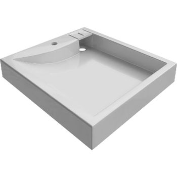 Раковина Altasan Lux 50 UPP50LUXs на стиральную машину Белая — фото 1, Раковины на стиральную машину