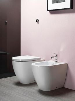 Биде GSI Pura 8862111 Белое — фото 2, Биде напольные