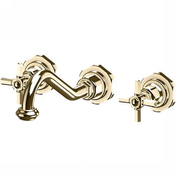 Смеситель для раковины Gattoni TRD TR105/18D0 Золото 24 карат — фото 1, Смесители для раковины