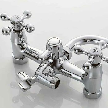 Смеситель для ванны Ledeme H08 2508L универсальный Хром — фото 4, Смеситель для ванны