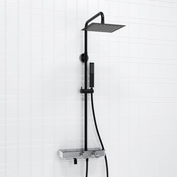 A114.255.218.CB Thermo Душевой комплект с термостатическим смесителем — фото 1, Душевые стойки