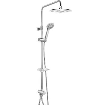 Душевая система E.C.A. Luna 102158032EX Хром — фото 1, Душевые стойки