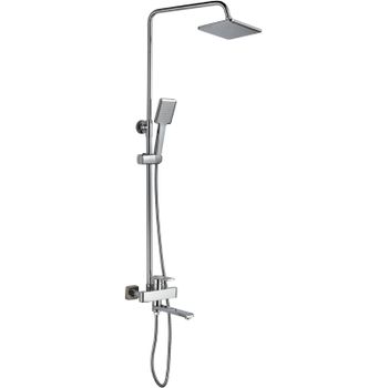 Душевая система Haiba HB2424 Хром — фото 1, Душевые стойки