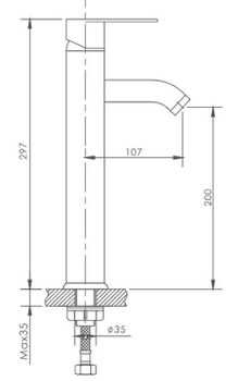 Смеситель для раковины Haiba HB11811 Хром — фото 2, Смесители для раковины