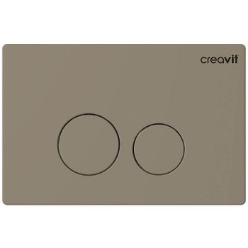 Клавиша смыва Creavit Terra GP9002.06 Капучино — фото 1, Кнопки смыва