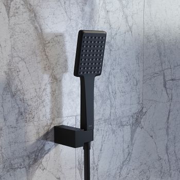 Держатель ручного душа Iddis Slide SLIBL00i53 Черный матовый — фото 3, Держатели для душа