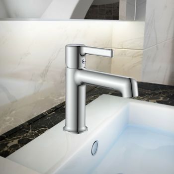 Смеситель для раковины Haiba HB10814 Хром — фото 3, Смесители для раковины