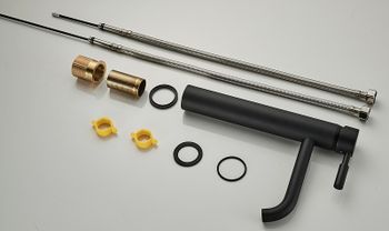 Смеситель для раковины ALMAes Sona TVZ-0906 Черный матовый — фото 2, Смесители для раковины