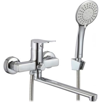 Смеситель для ванны Milardo Demi DEMSB02M02 универсальный Хром — фото 1, Смеситель для ванны