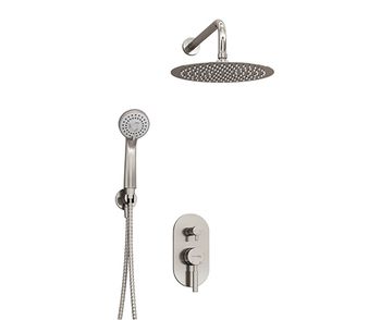 A16421 Встраиваемый комплект для душа с верхней душевой насадкой и лейкой — фото 1, Встраиваемые душевые комплекты