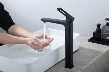 Смеситель для раковины Raglo R51.15.06 Черный матовый — фото 5, Смесители для раковины