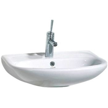 Раковина Creavit Pitta 55 PA055-00CB00E-0000 Белая — фото 1, Раковины подвесные