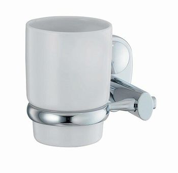 Аксесс Main K-9228C Подстаканник одинарный (блистер), КЕРАМИКА, хром, WasserKRAFT — фото 1, Прочие аксессуары и комплектующие