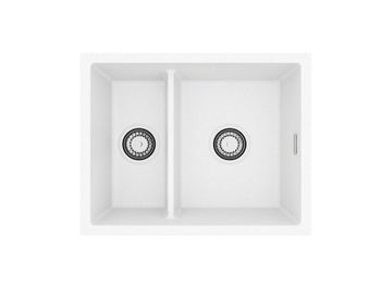 Мойка для кухни ALVEUS OMNI 50 GRANITAL ARCTIC-G11 550x450x198 с сифоном 1150202 — фото 1, Кухонные мойки