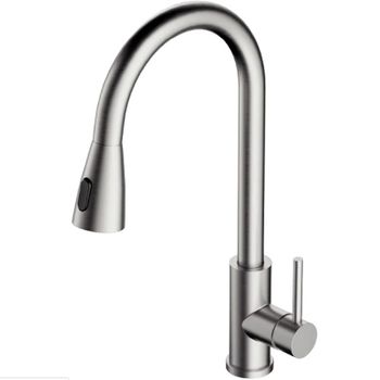 Смеситель для кухни Alveus Primrose PS 1148261 Сатинированная сталь — фото 1, Смесители для кухни