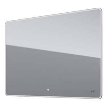Зеркало POINT, 100x70 см, сенсорный выключатель, LED-подсветка — фото 1, Зеркала в ванную комнату