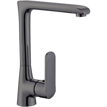 Смеситель для кухни Melodia della vita Heavy Metal MDV35615gn Оружейная сталь — фото 1, Смесители для кухни