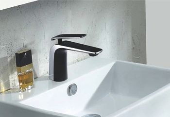 Смеситель для раковины Rose R13H R1301H Черный матовый — фото 3, Смесители для раковины