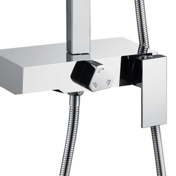 Душевая система Lemark Tropic LM7005C Хром — фото 6, Душевые стойки