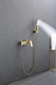 Смеситель для ванны Raglo R01.30.03 Золото матовое — фото 4, Смеситель для ванны