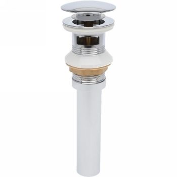 Донный клапан AQUAme AQM7001-1 click-clack Хром — фото 1, Донные клапаны