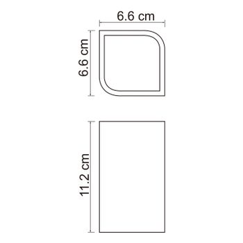 Elba K-2728 Стакан для зубных щеток — фото 4, Аксессуары для раковины