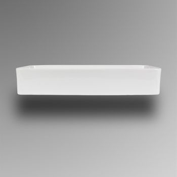 Раковина-чаша Bond 62 S54-620 Белая глянцевая — фото 3, Раковины накладные