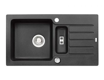 Мойка для кухни ALVEUS NIAGARA 70 GRANITAL BEIGE-G55 780x435x160;1+1/2 с сифоном 1105297, — фото 1, Кухонные мойки