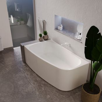 Акриловая ванна Radomir Рона 158x90 L 1-01-0-1-1-343 без гидромассажа — фото 6, Акриловые ванны