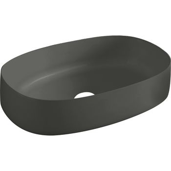 Раковина Artceram Cognac 55 COL003 15 00 Grigio olivia — фото 1, Раковины накладные