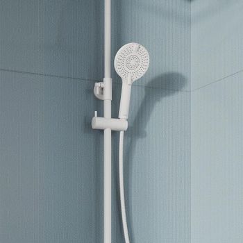 Ручной душ Milardo Rora 4F ROR4FWRM18 Белый матовый — фото 3, Лейки для душа