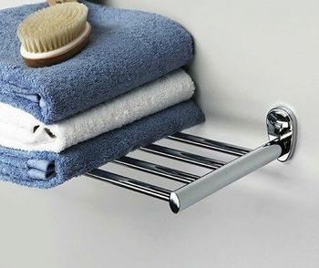 Аксесс Main K-9211 Полка д/полотенец (блистер), хром, WasserKRAFT — фото 2, Полки для полотенец