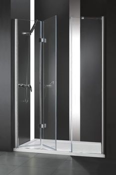 Душевая дверь CEZARES ELENA-W-BS-13-100+40/40-C-Cr — фото 1, Душевые двери в нишу