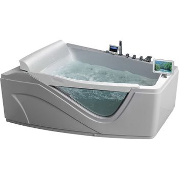 Акриловая ванна Gemy 170х130 G9056 O L с гидромассажем — фото 1, Акриловые ванны