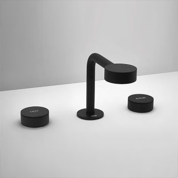 Смеситель для раковины Cisal Slim SM00102040 Черный матовый — фото 3, Смесители для раковины