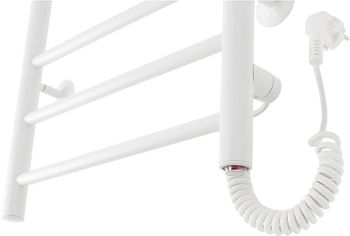 Электрический полотенцесушитель Domoterm Аврора DMT 109-6 40x80 EK R Белый матовый — фото 3, Электрические полотенцесушители