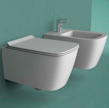 Унитаз Artceram A16 ASV003 40 00 подвесной Tortora без сиденья — фото 2, Подвесные унитазы