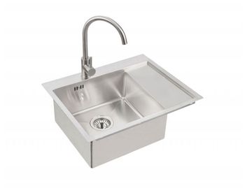 Мойка для кухни QUARTO 20 BRS-90 615х480 в комплекте с сифоном 1130551, — фото 2, Кухонные мойки