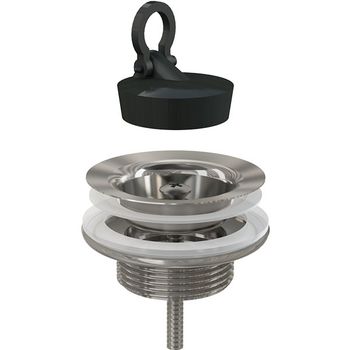 Донный клапан Alcaplast A439 Хром — фото 1, Донные клапаны