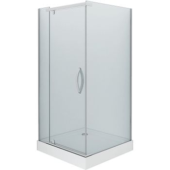 Душевой уголок Alex Baitler 100x100 AB214-100 профиль Хром стекло прозрачное — фото 1, Квадратные душевые уголки