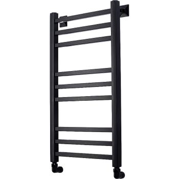 Водяной полотенцесушитель Comfysan Pioli-K W-8 80x40 014285 Черный матовый — фото 1, Водяные полотенцесушители
