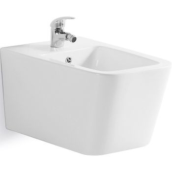 Биде CeramaLux NS-5370 подвесное Белое — фото 1, Биде подвесные